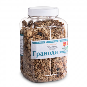 Granola with fruits&nuts in plastic bottle 454 g