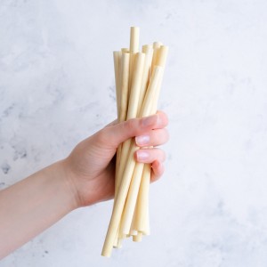 Drinking straws made of cane